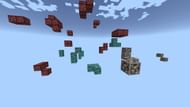 X-ray texture pack vanishes every block other than ores (Image via Minecraft PE 1.19 update)